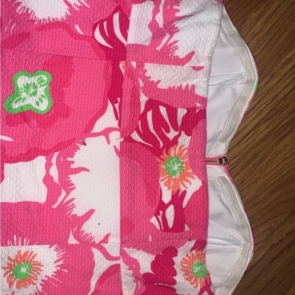 Strapless Hotty Pink Cherry Begonias Lilly Pulitzer Dress - Picture 2 of 6